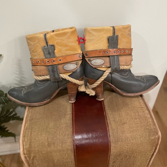 Vintage CUSTOM by Old Smokey Boots Frye Cowboy Boots! - Picture 10 of 12